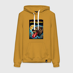 Женская толстовка-худи The Rolling Stones - the beginning