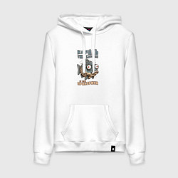 Женская толстовка-худи Карась уже сдурел от этой прикормки