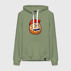 Женская толстовка-худи Печенье в кепке