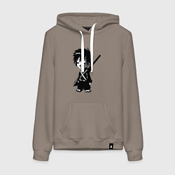 Женская толстовка-худи Маленький воин-самурай