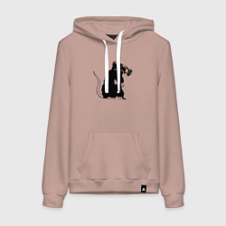 Женская толстовка-худи Gas rat