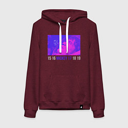 Женская толстовка-худи Клон - Микки 17