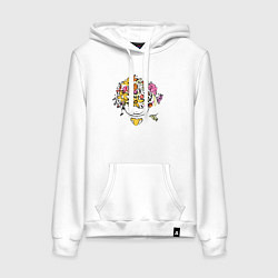 Женская толстовка-худи Весенняя девчонка