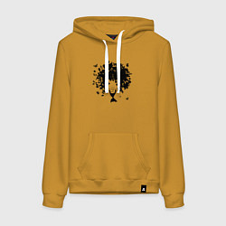 Женская толстовка-худи Милая весенняя девчонка