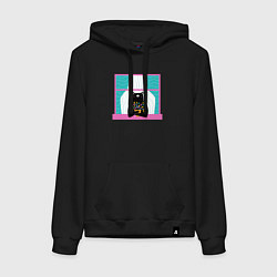 Женская толстовка-худи Мишка в окошке