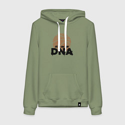 Женская толстовка-худи ДНК баскетбола