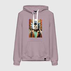 Женская толстовка-худи Рик Санчес в Нью-Йорке - нейроарт