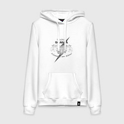 Женская толстовка-худи Scania always on time