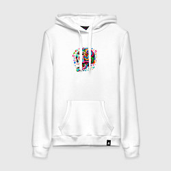 Женская толстовка-худи Мудрый как змея