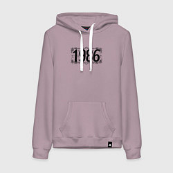 Женская толстовка-худи 1986 год в стиле ретро