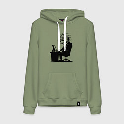 Женская толстовка-худи Офисный планктон как есть