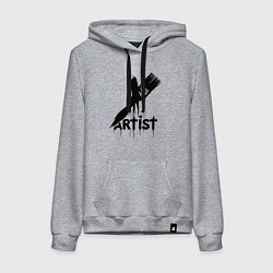 Женская толстовка-худи Художник с кистью