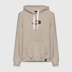 Женская толстовка-худи Японская машина арт