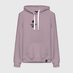 Толстовка-худи хлопковая женская Подарок отцу супергерою, цвет: сиреневый
