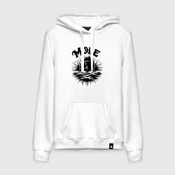 Женская толстовка-худи Крот в стиле готика