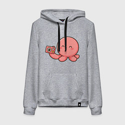 Женская толстовка-худи Такопи с фотоаппаратом