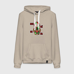 Женская толстовка-худи Абстрактная матрешка