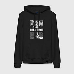 Женская толстовка-худи Клинок рассекающий демонов - Танджиро