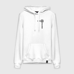 Женская толстовка-худи Симъ победиши узорный текст