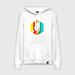 Женская толстовка-худи Цвет баскетбола