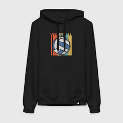 Женская толстовка-худи Volleyball colors