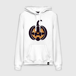 Женская толстовка-худи Тыква Джек фонарь Хэллоуин