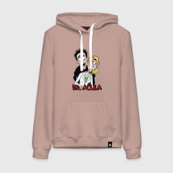 Женская толстовка-худи Доктор Акула