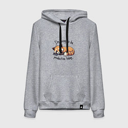 Женская толстовка-худи Очень ленивый нот