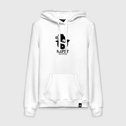 Женская толстовка-худи Счастливого Хэллоуина и гармонии