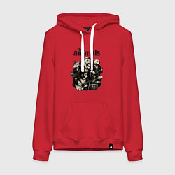 Женская толстовка-худи The animals группа из зверей