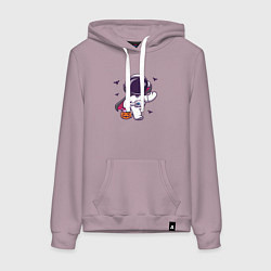 Женская толстовка-худи Космонавт с конфетками