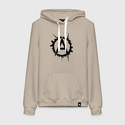 Женская толстовка-худи А в цепях