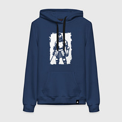 Женская толстовка-худи Рыцарь с мечом