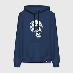 Женская толстовка-худи Белая хоккейная маска