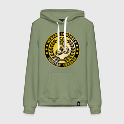 Женская толстовка-худи 50 лет. Золотая свадьба. Медаль за отвагу