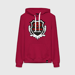 Женская толстовка-худи Тойота моторс герб