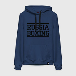 Женская толстовка-худи Russia boxing