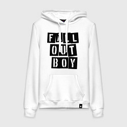 Женская толстовка-худи Fall Out Boy: Words