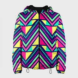 Куртка с капюшоном женская Ornament, цвет: 3D-черный