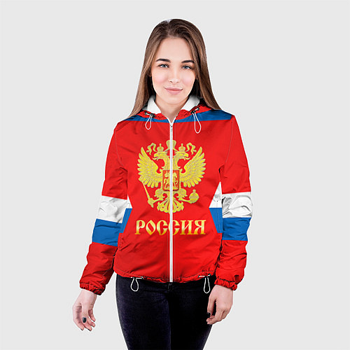 Женская куртка Сборная РФ: #91 TARASENKO / 3D-Белый – фото 4