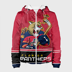 Куртка с капюшоном женская Florida Panthers, цвет: 3D-белый