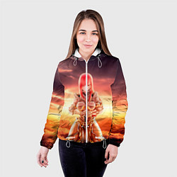 Куртка с капюшоном женская Fairy Tail, цвет: 3D-белый — фото 2