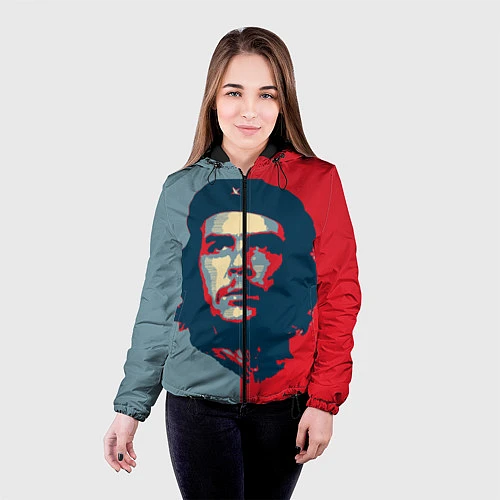 Женская куртка Che Guevara / 3D-Черный – фото 4