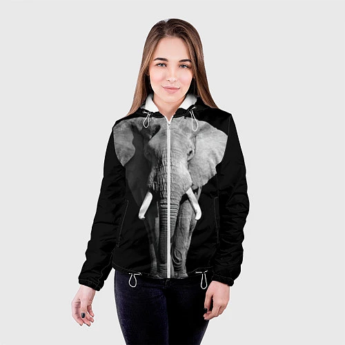 Женская куртка Старый слон / 3D-Белый – фото 4