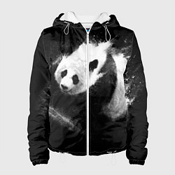 Куртка с капюшоном женская Молочная панда, цвет: 3D-белый