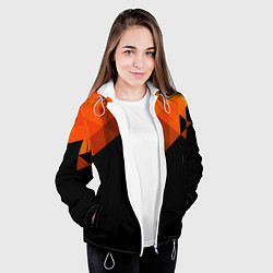 Куртка с капюшоном женская Trianse, цвет: 3D-белый — фото 2