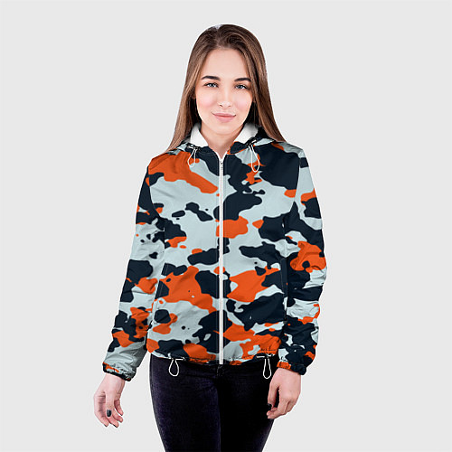 Женская куртка CS:GO Asiimov Camouflage / 3D-Белый – фото 4