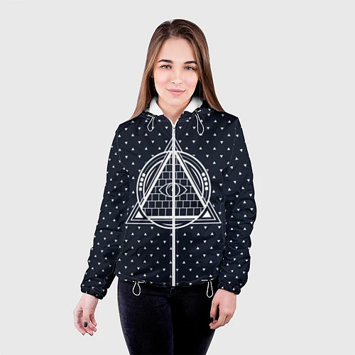 Женская куртка Illuminati / 3D-Белый – фото 4