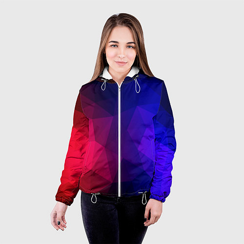 Женская куртка Red&Blue / 3D-Белый – фото 4