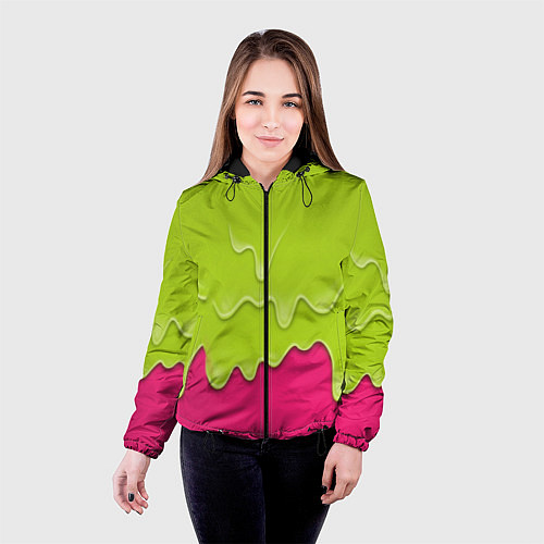 Женская куртка Abstract / 3D-Черный – фото 4